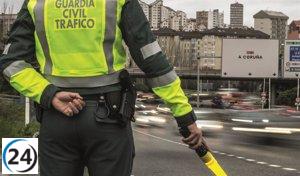 La DGT lanza en Galicia una campaña para combatir las distracciones al conducir.