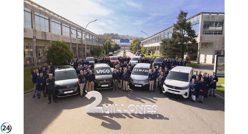 Stellantis Pro One alcanza hito de 2 millones de furgonetas producidas en Vigo.