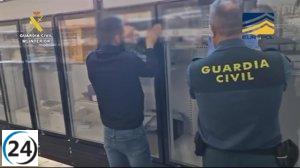Operativo estatal en Vigo: un arresto y ocho más bajo investigación por comercializar alimentos en mal estado.