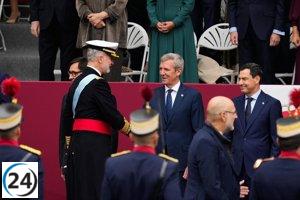 Rueda destaca la importancia de Galicia en una España unida durante la Fiesta Nacional.