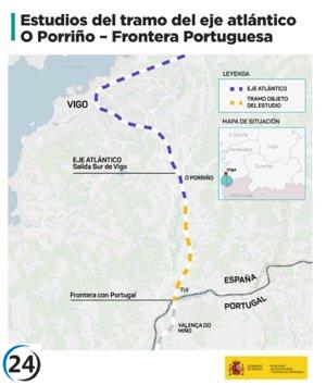 El Gobierno autoriza estudios para el eje atlántico O Porriño-Portugal.