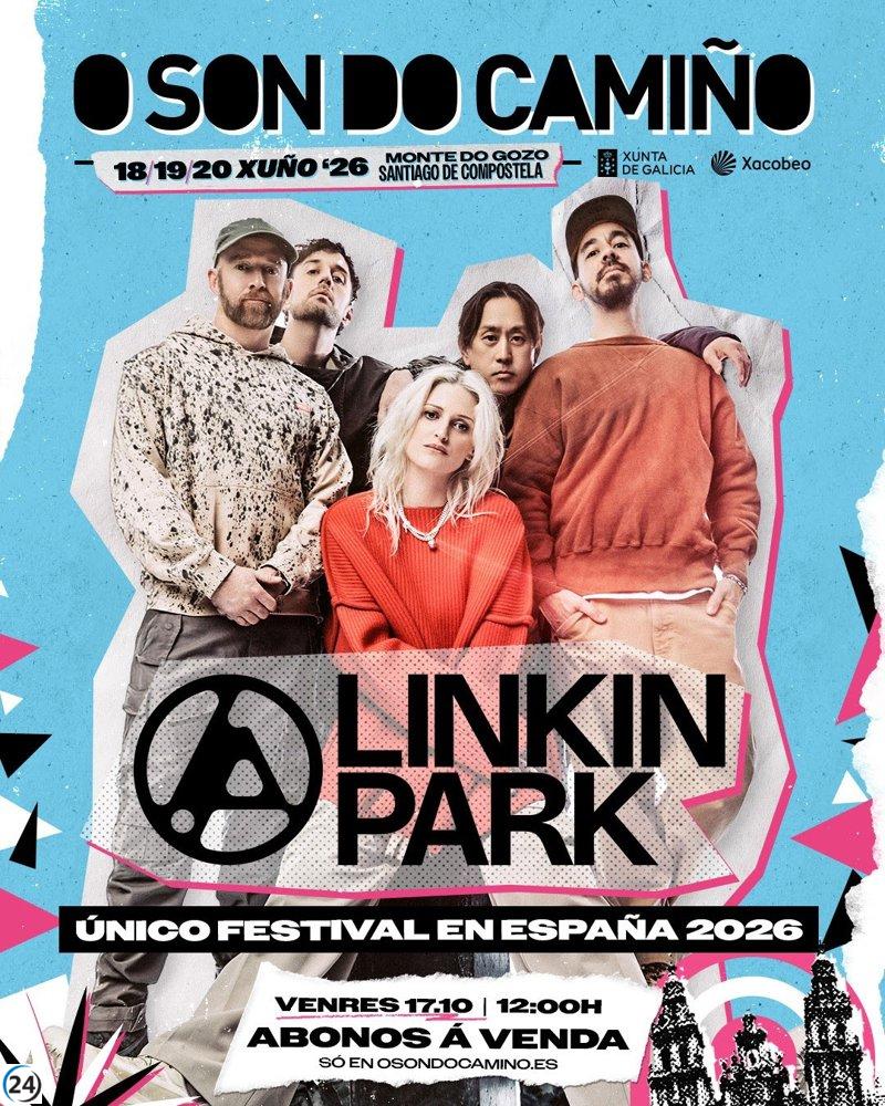 Linkin Park se une al cartel de O Son do Camiño 2026.