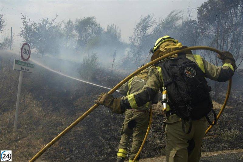 Controlado el incendio en A Gudiña (Ourense) tras arrasar más de 43 hectáreas.