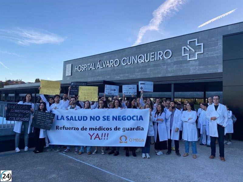 Radiólogos de Vigo continúan en huelga tras considerar inadecuada la nueva oferta del Sergas.