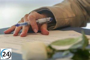 Descenso del 18,7% en divorcios en Galicia durante el segundo trimestre.