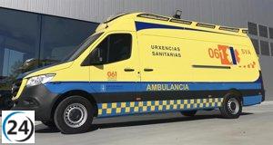 Conductor liberado tras accidente automovilístico en Ribadeo, Lugo.