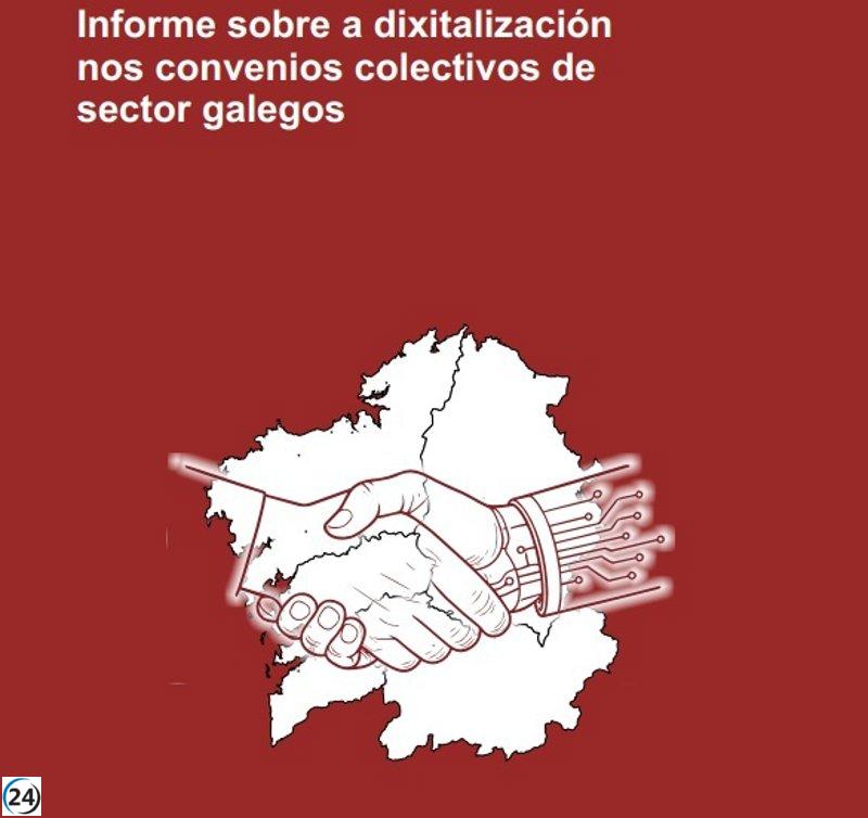 Menos de un cuarto de los convenios sectoriales en Galicia menciona la digitalización.