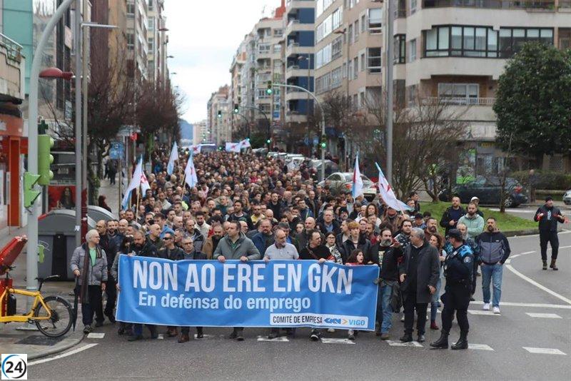 GKN suspende la huelga tras lograr un preacuerdo sobre el ERE.