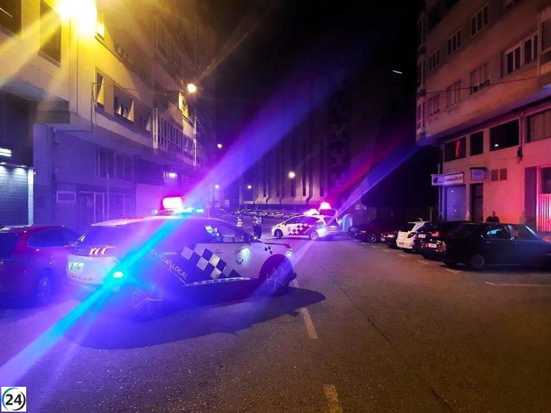 Menores en Lugo identificados por lanzar una piedra a un vehículo.