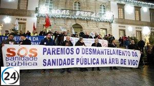 SOS Sanidade Pública exige mejor atención primaria en protesta.