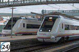 Renfe llevará a los perjudicados por las obras en la línea Santiago-Ourense por carretera para instalar el ERTMS.