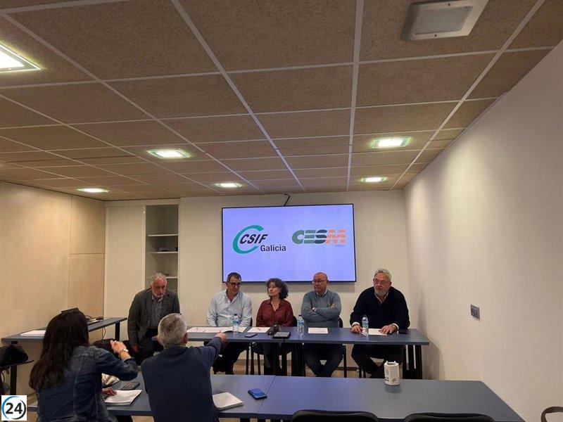 CSIF y CESM unirán fuerzas para llevar médicos a la mesa sectorial en las elecciones del Sergas.