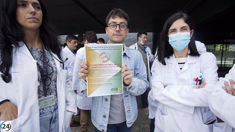 La huelga de médicos en Galicia cumple una semana: 1.200 cirugías y 24.000 consultas anuladas.
