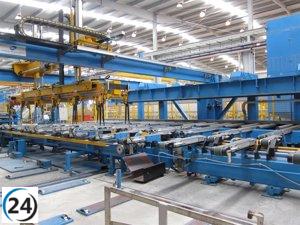 Industria gallega registra aumento de ventas del 5,8% en febrero, por debajo de la media en un 3%.
