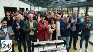 Candidatos de BNG reciben apoyo de Pontón en A Coruña.