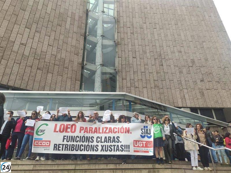 Empleados de Justicia exigen mejoras en organización y salario.