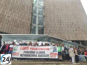 Empleados de Justicia exigen mejoras en organización y salario.