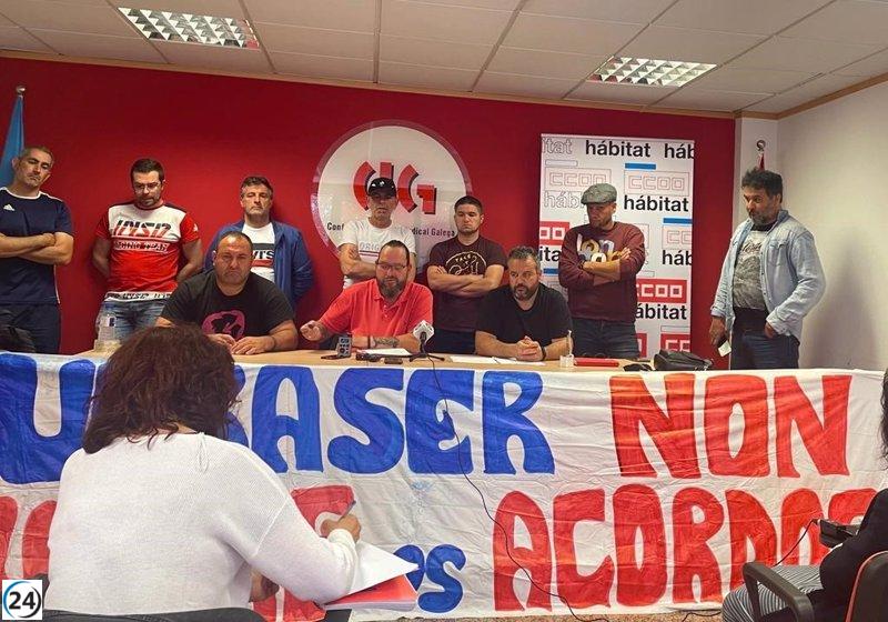 Trabajadores de limpieza de Urbaser en Santiago convocan huelga indefinida a partir del 15 de mayo.