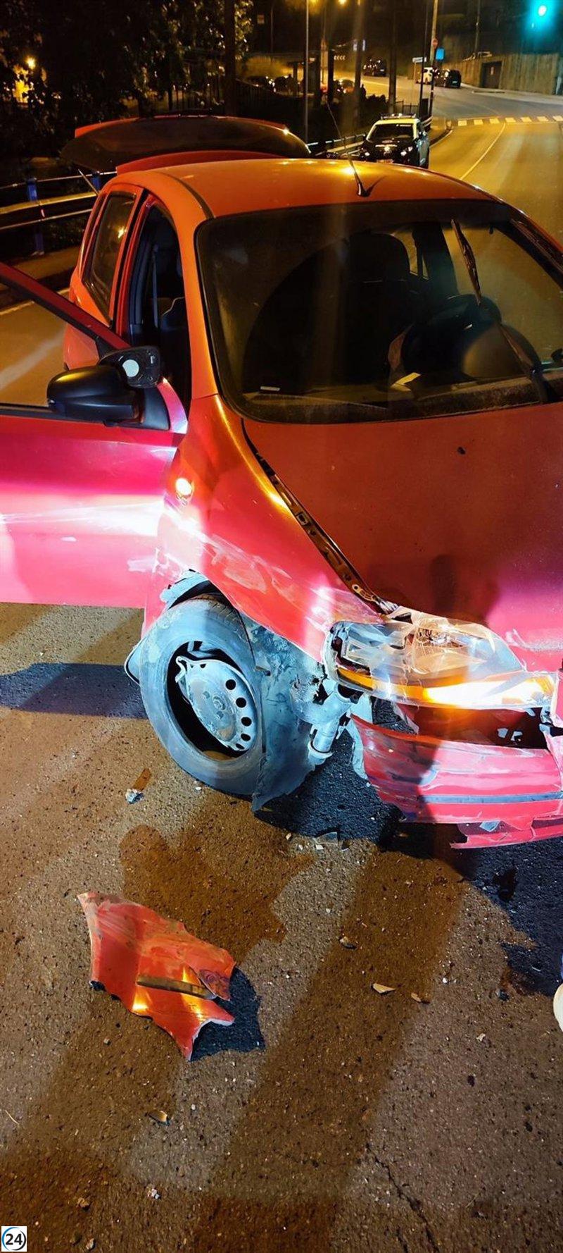 Conductor bajo influencia de drogas detenido tras accidente en Culleredo.