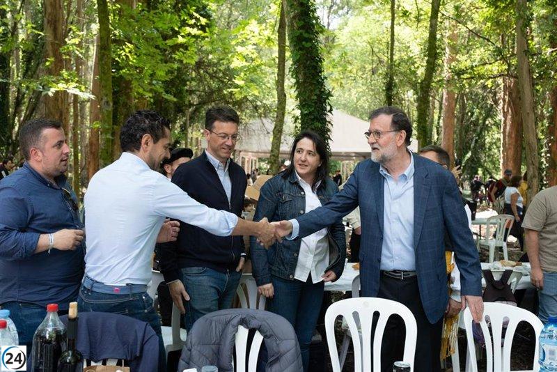 Rajoy disfruta en Santiago: del paseo al banquete de Conxo.