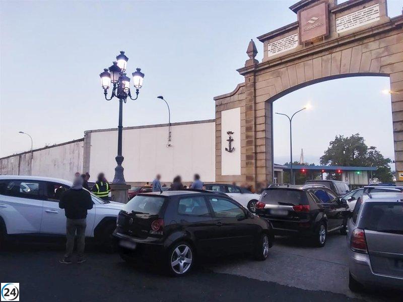 Trabajadores de Navantia Ferrol obstaculizan acceso al astillero por tres horas.