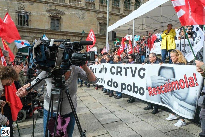 Huelga en la CRTVG desconvocada por decretar servicios mínimos para evitar su éxito.