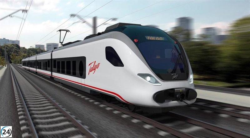 Los trenes Avril de Talgo estarán disponibles para servicio comercial en noviembre.