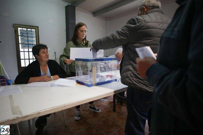 La participación en Galicia sube a 35,58% a las 14:00 horas.