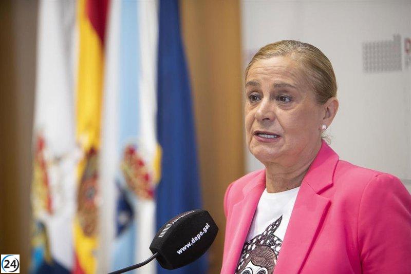 Carmela Silva admite sorpresa al perder la presidencia de la Diputación y agradece el privilegio de haber ocupado el cargo.