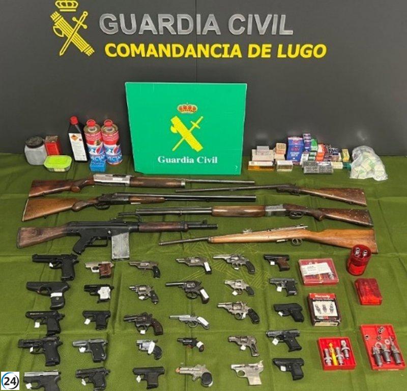 Descubren taller clandestino de armas en A Fonsagrada (Lugo)