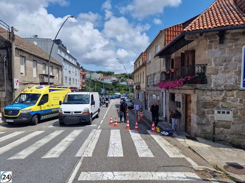 Peatón sufre heridas graves al cruzar en paso de peatones en Poio (Pontevedra)