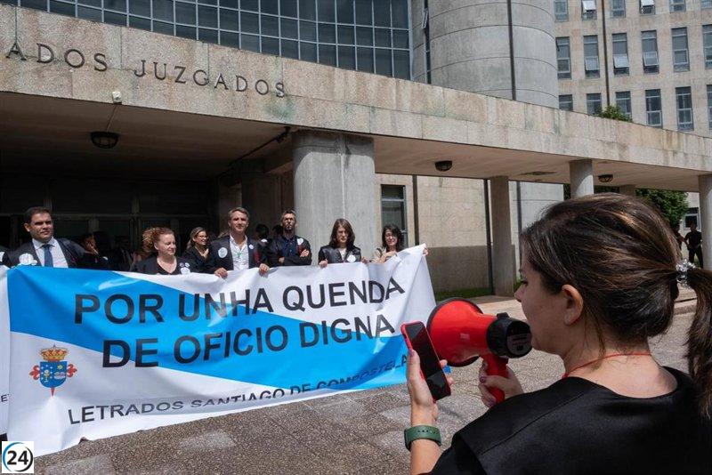 Huelga de abogados de oficio en Galicia paraliza juicios