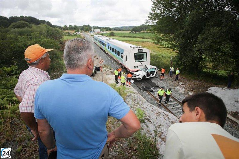 El tráfico en el paso a nivel de Lugo es mínimo, no justifica su protección.