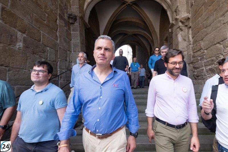 Ortega Smith: Votar Vox en Galicia arrebata un escaño a separatistas del BNG o comunistas de Sumar.