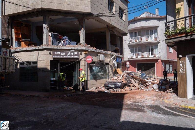 Explosión en piso de Ordes (A Coruña) deja cuatro heridos.
