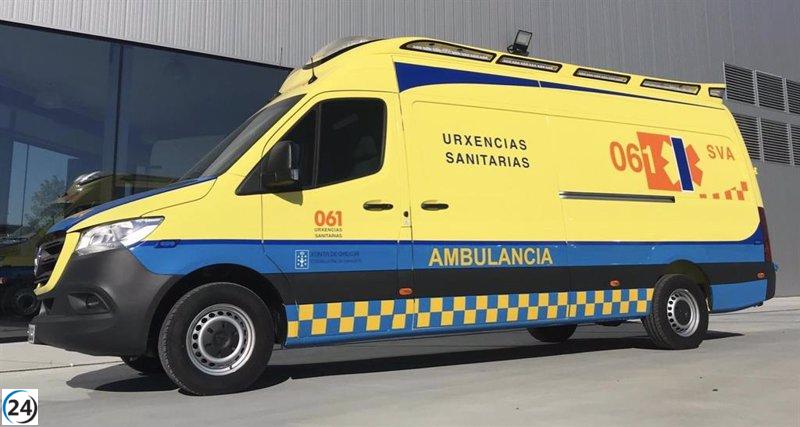Hombre atropellado por camión en Ribeira (A Coruña) es llevado de urgencia al hospital
