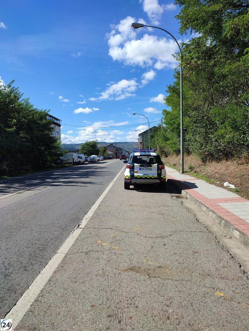 Conductor excede velocidad máxima en Baltar (Ourense) a casi el doble de límite