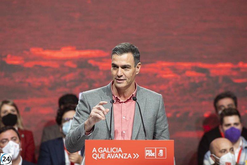 Pedro Sánchez se une a la romería del PSdeG en Oroso (A Coruña) el domingo.