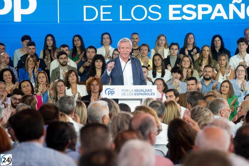 Presidente gallego advierte a Sánchez: PGE no serán usados para favorecer su investidura