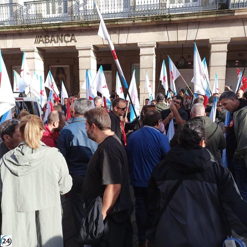 Protesta de la CIG contra la austeridad frente a la cumbre europea de empleo, finalmente invitan al sindicato.