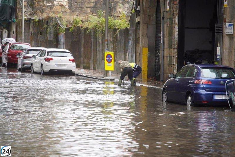Aumenta la cifra de incidencias en Galicia por el temporal con 600 casos reportados, sumándose a 169 intervenciones recientes.