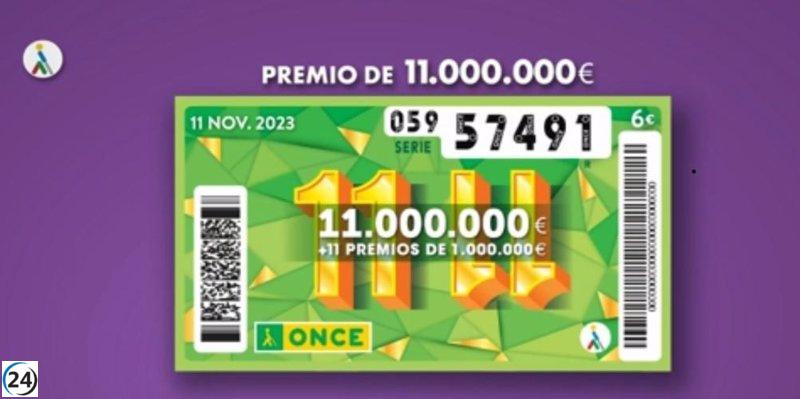 Millonario premio del Extra del 11/11 de la ONCE en Santiago: más de 16 millones de euros repartidos.