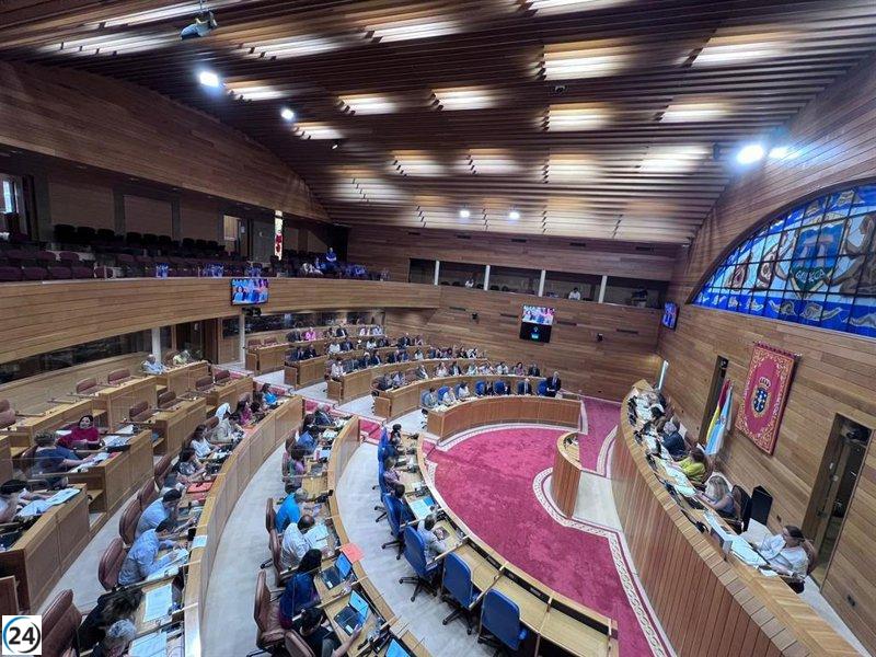El desacuerdo entre grupos parlamentarios impide declaración institucional por el 25N en el Parlamento gallego.