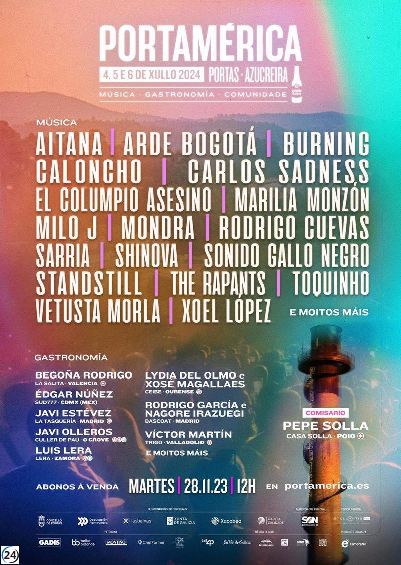 Aitana encabezará festivales PortAmérica y Morriña Fest 2024, una apuesta innovadora.