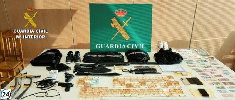 Cuatro individuos arrestados por robos a dos bancos en la provincia de Pontevedra